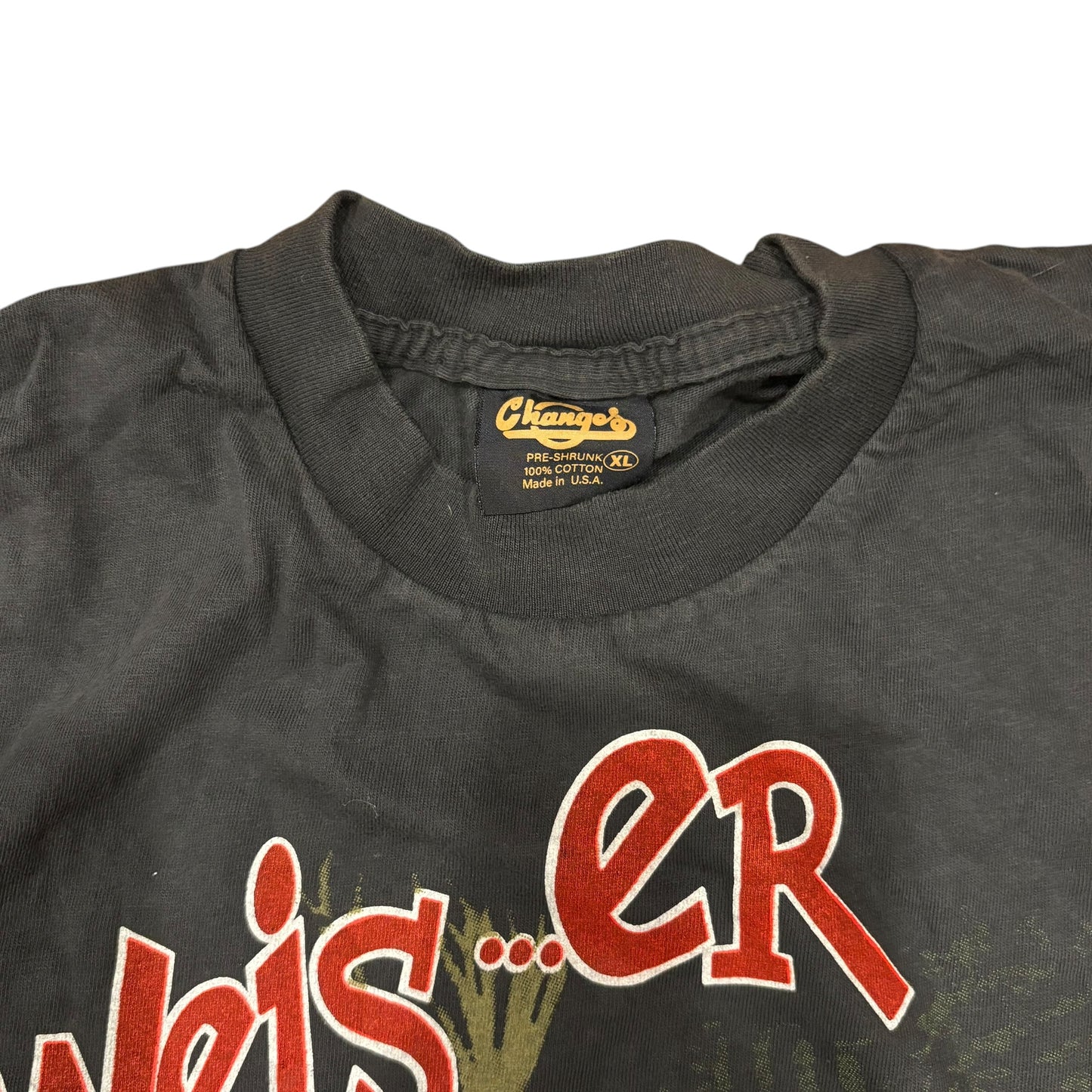 Vintage Bootleg Budweiser T-Shirt — Black XL