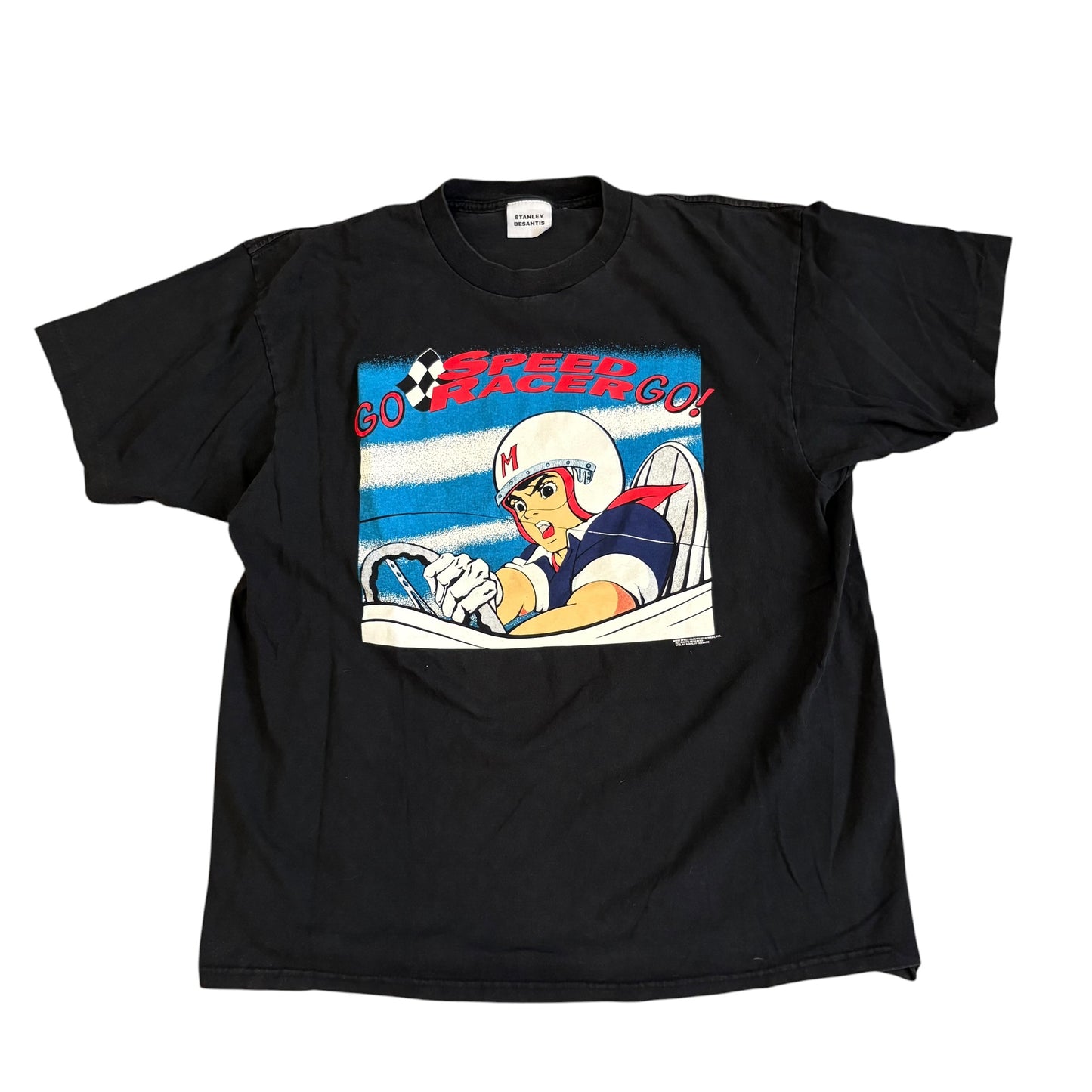 Vintage Speed Racer T-Shirt — Black XL