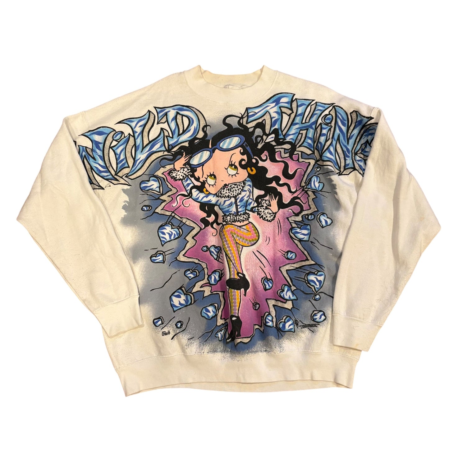Vintage Betty Boop 'Wild Thing' Crewneck Sweatshirt
