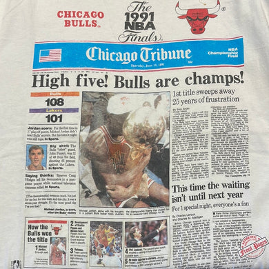 Chicago Bulls Newspaper (1991)