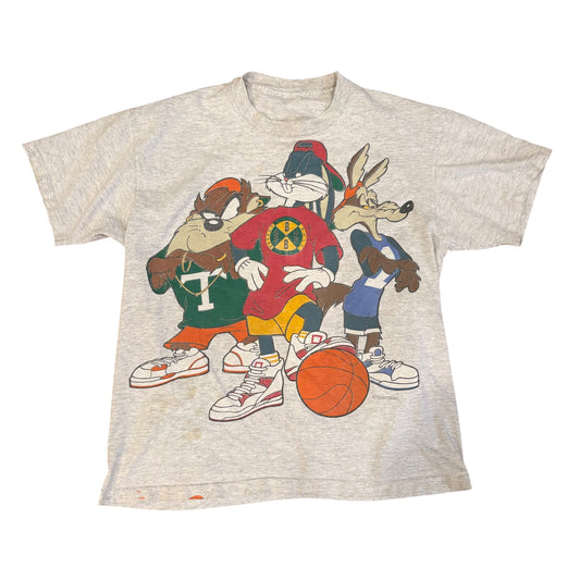 Vintage 90s Looney Tunes Basketball Tee