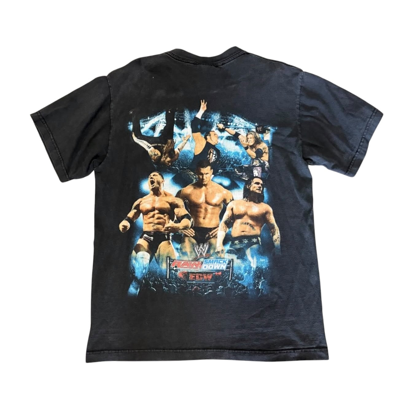 Vintage WWE Raw SmackDown Multi-Wrestler Graphic Tee