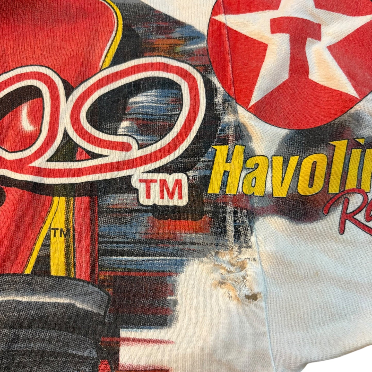 Vintage Ricky Rudd #28 Havoline NASCAR AOP Tee