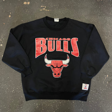 Chicago Bulls Black Crewneck