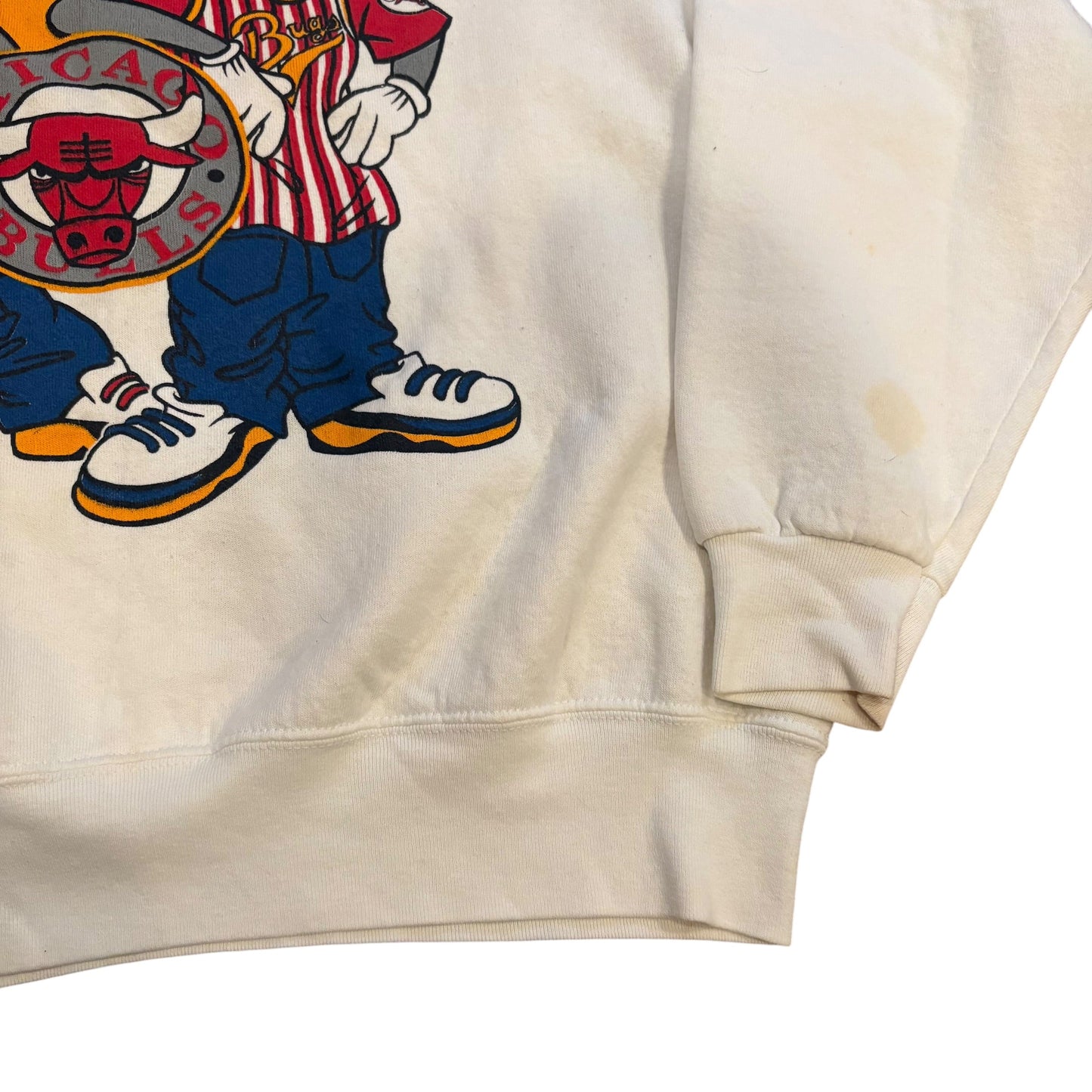 Vintage 90s Chicago Bulls Looney Tunes World Champions Crewneck Sweatshirt