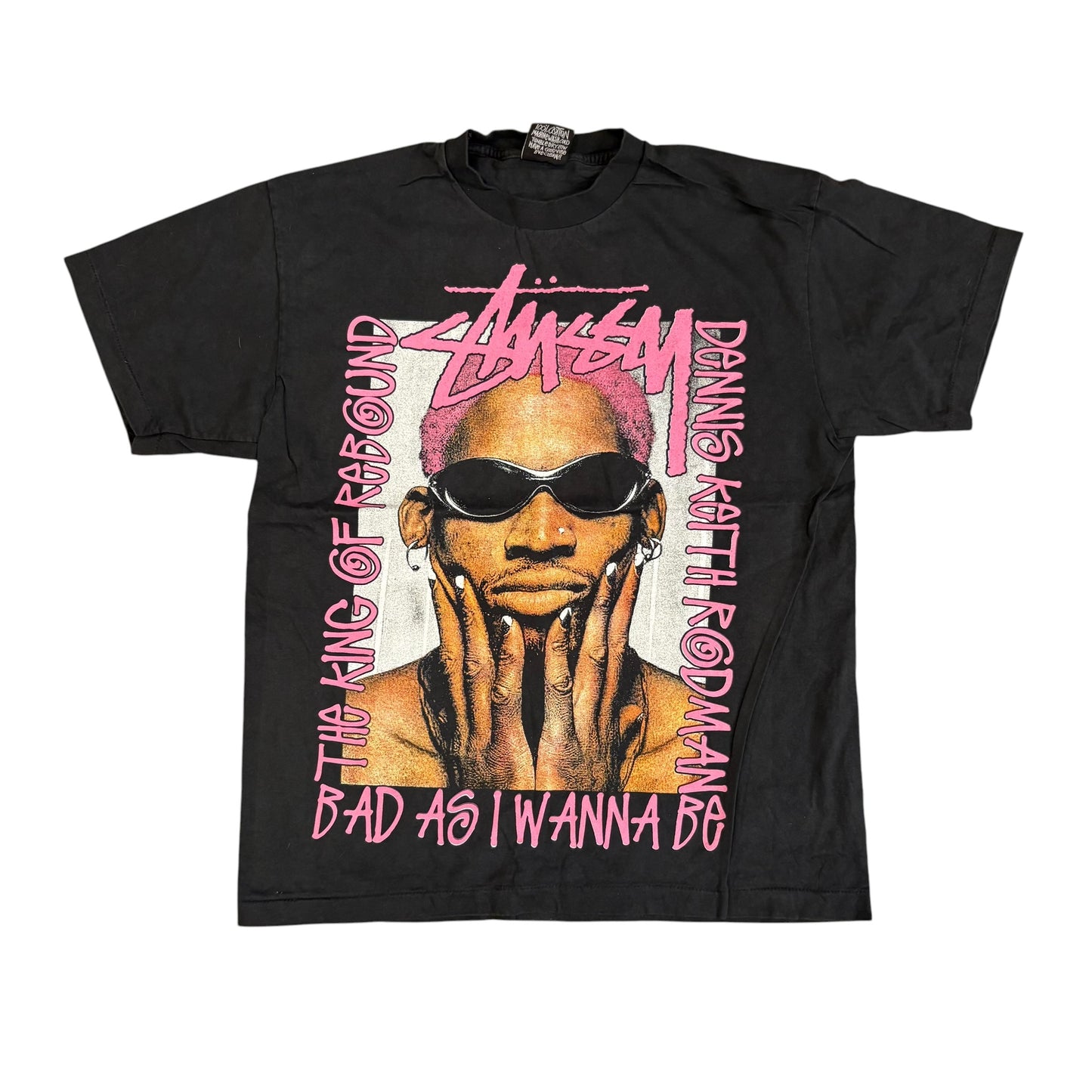 Vintage Stussy x Dennis Rodman Bootleg Tee