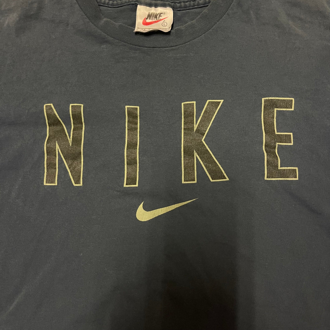 Nike Spellout Blue Tee (90s)