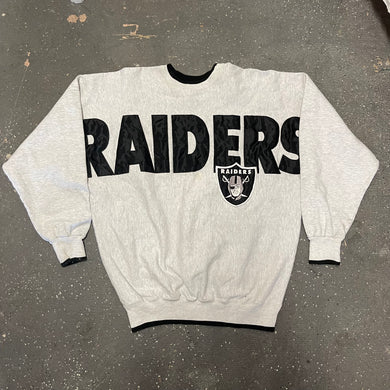 Raiders Spellout Crewneck