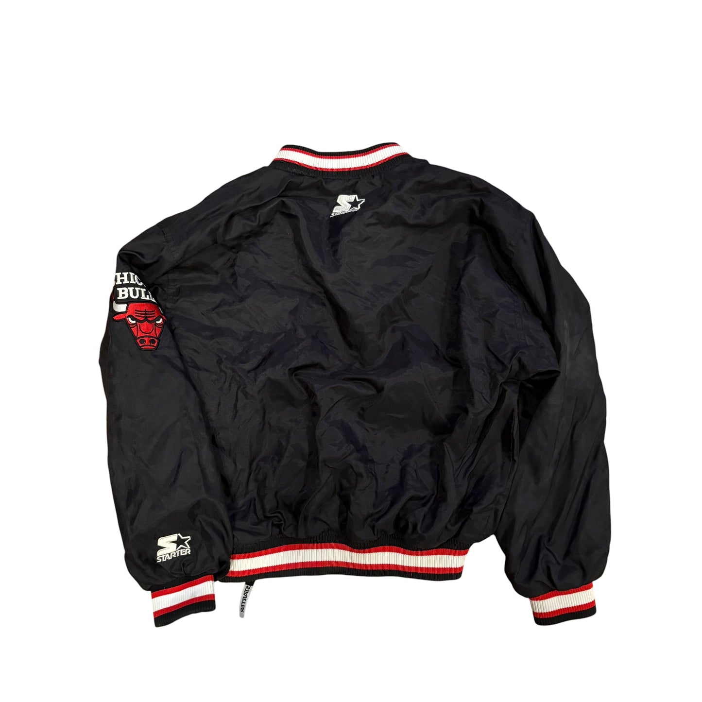 Vintage 90s Chicago Bulls Starter Pullover Jacket