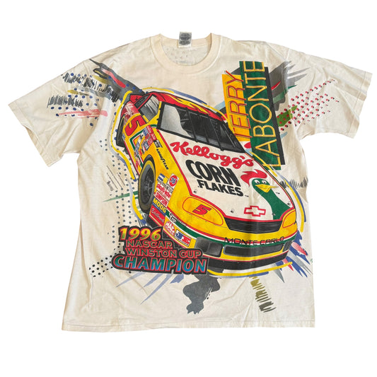 Vintage Kellogg's NASCAR Cornflakes T-Shirt — XL