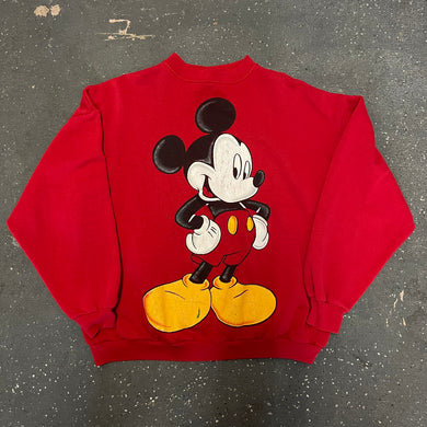 Big Mickey Red Crewneck (90s)