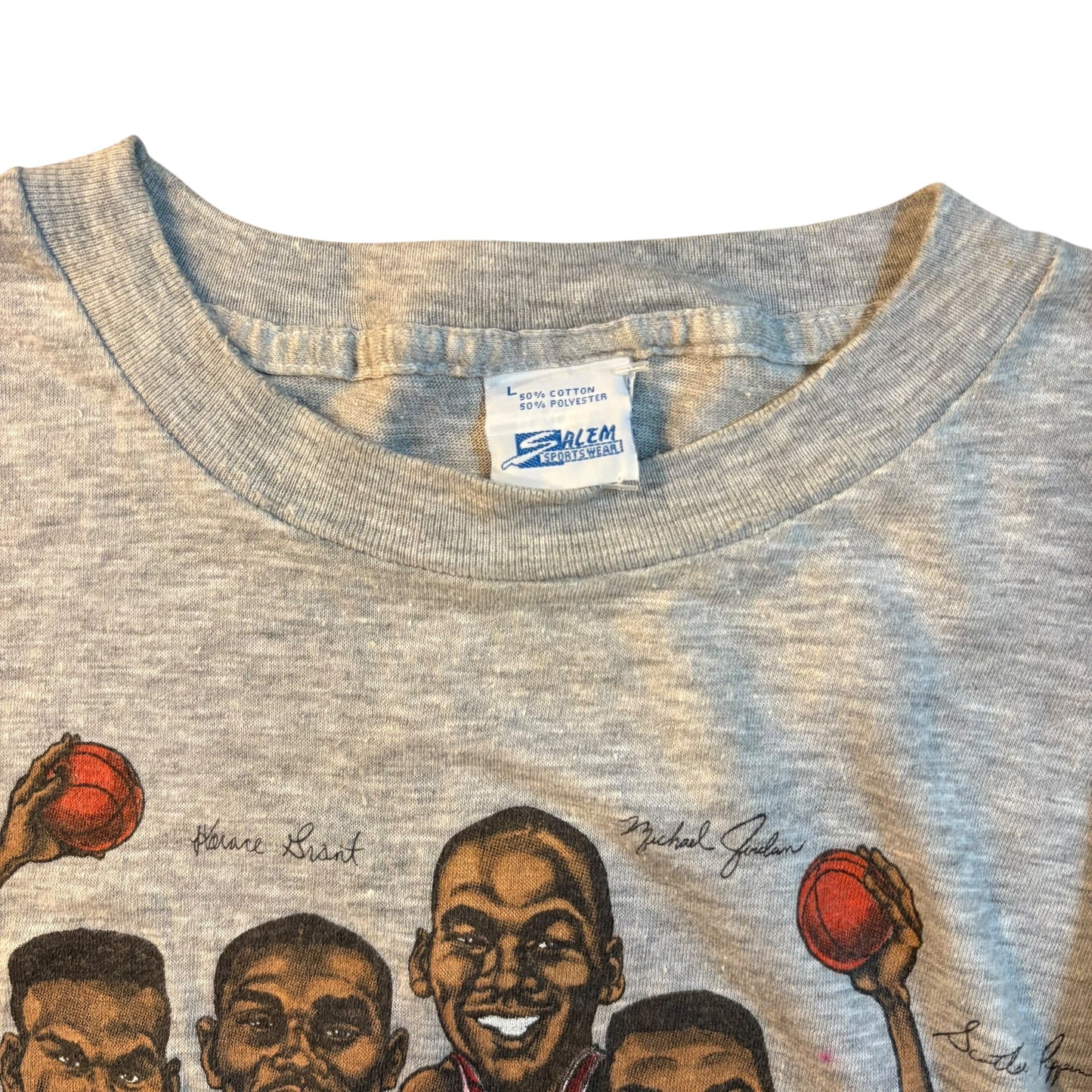 Vintage Chicago Bulls Caricature Salem Sportswear Tee