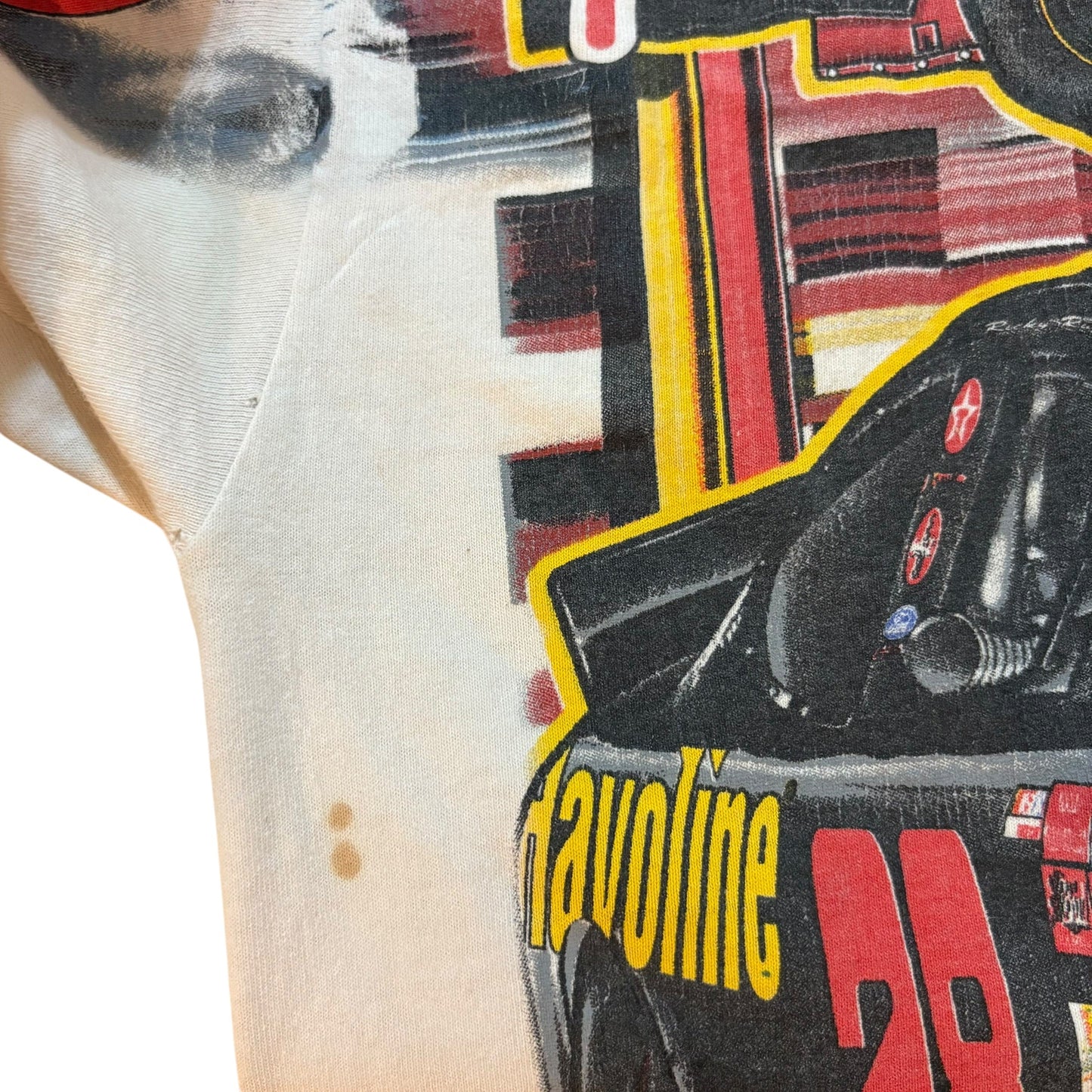 Vintage Ricky Rudd #28 Havoline NASCAR AOP Tee