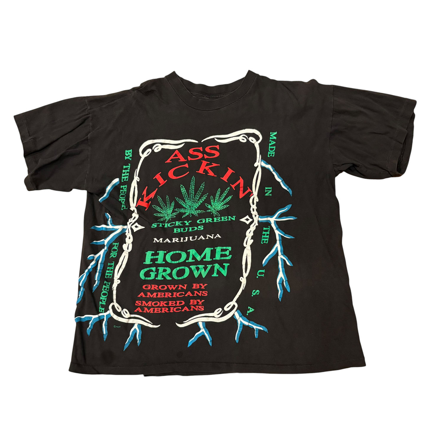 Vintage Marijuana American Thunder Graphic Tee