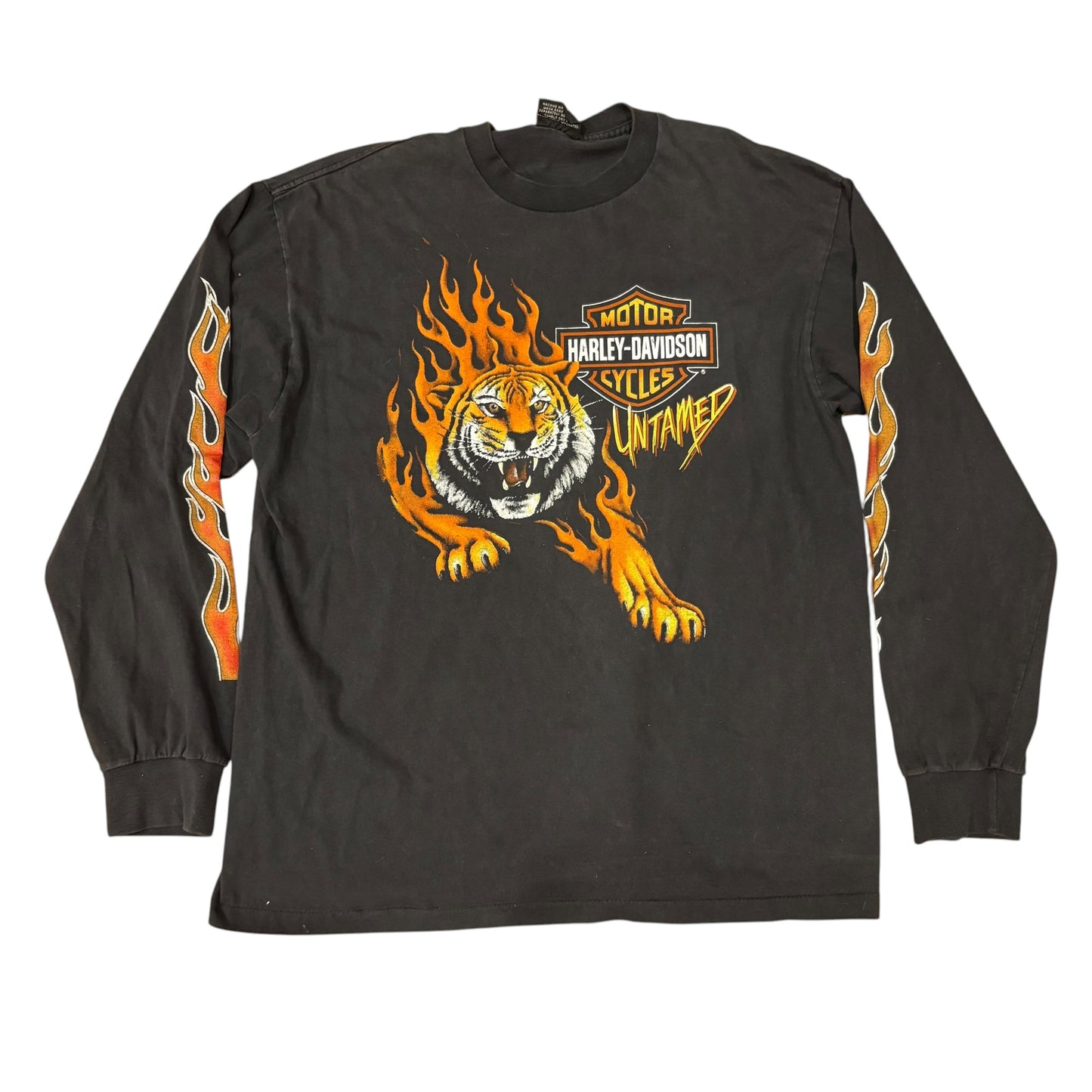 Harley Davidson Flame Long Sleeve — Size XL