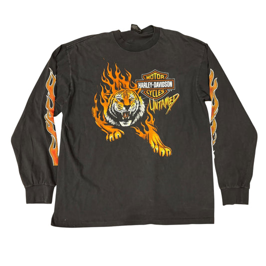 Harley Davidson Flame Long Sleeve — Size XL