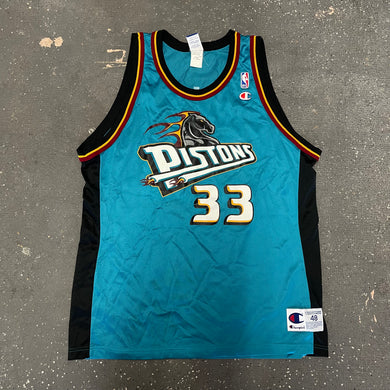 Detroit Pistons Hill Jersey (size 48)